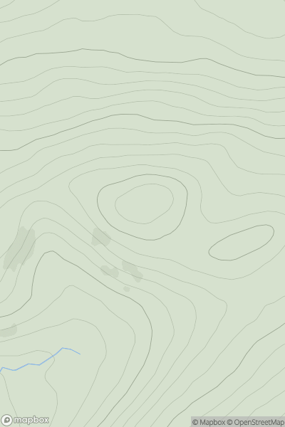 Thumbnail image for Carn Dubh [Loch Vaich to Moray Firth] showing contour plot for surrounding peak